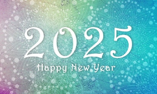 2025 Happy New Year Graphic